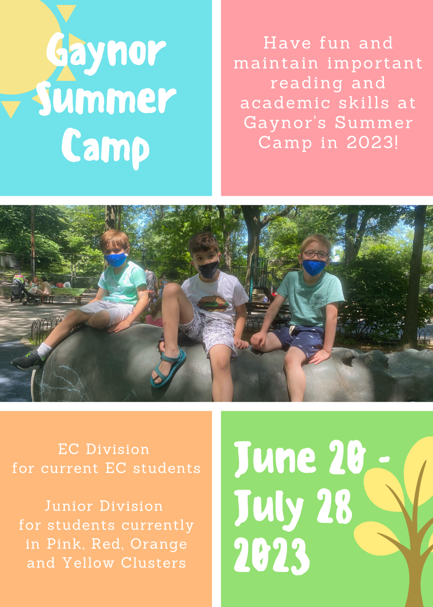 2023 Summer Camp Stephen Gaynor School