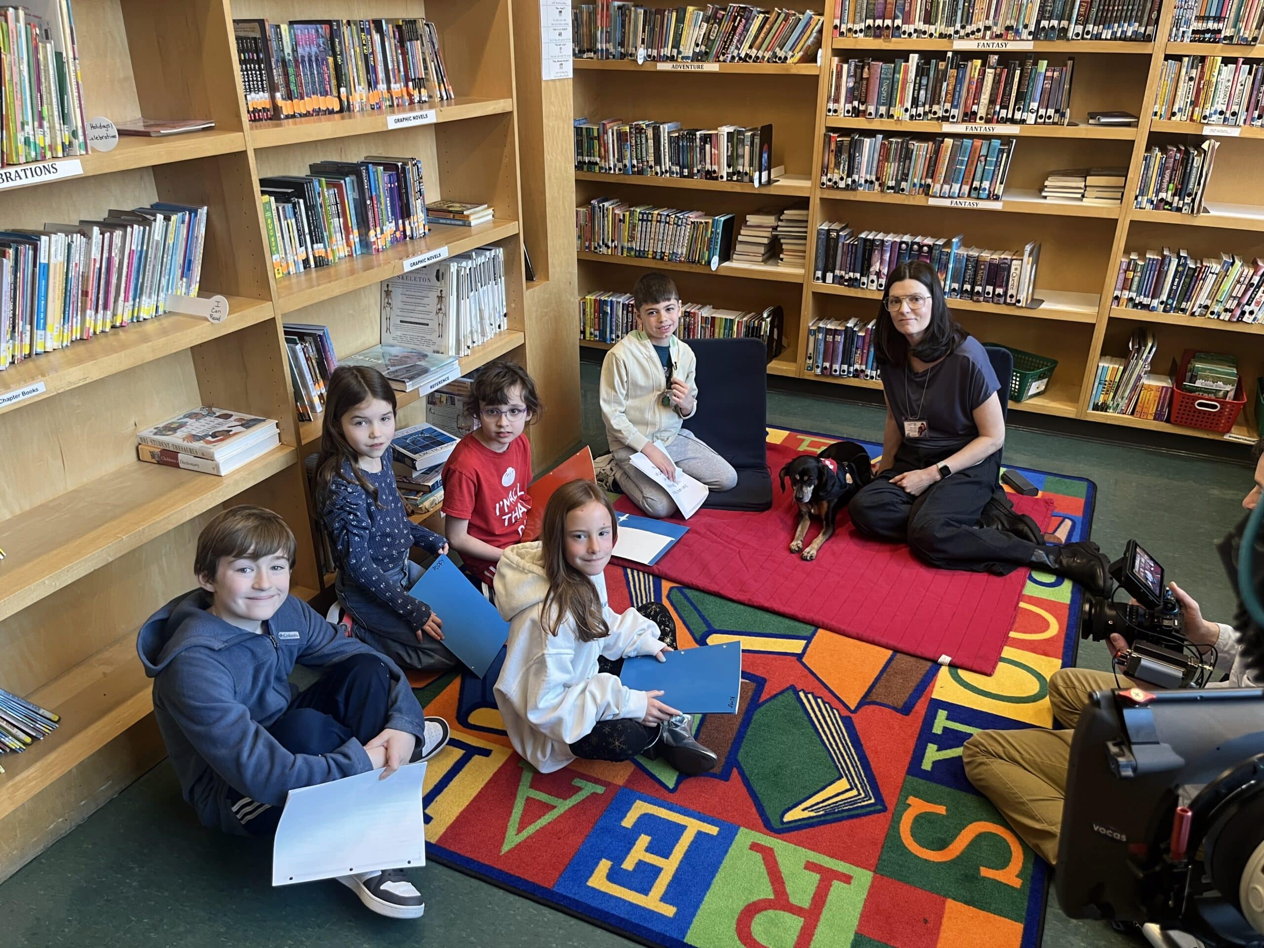 NBC Nightly News: Kids Edition Features the R.E.A.D. Therapy Dog Program at Gaynor