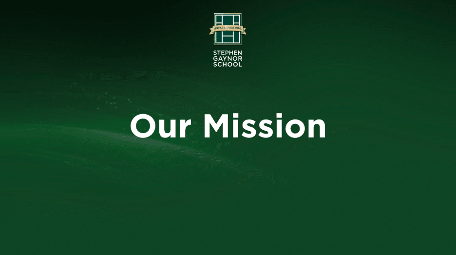 Capturing “Pure Magic” — Stephen Gaynor School’s New Mission Statement
